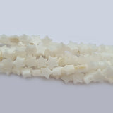 Star Shape Mother of Pearl MOP Shell Beads sold Per line about 68 Beads in size about 7mm
