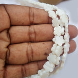 Flower Shape Mother of Pearl MOP Shell Beads sold Per line about 40~41 Beads in size about 10mm