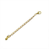 10 PIECES PACK' 3 INCHES LON EXTENSION CHAIN WITH ADORNMENT CHARM