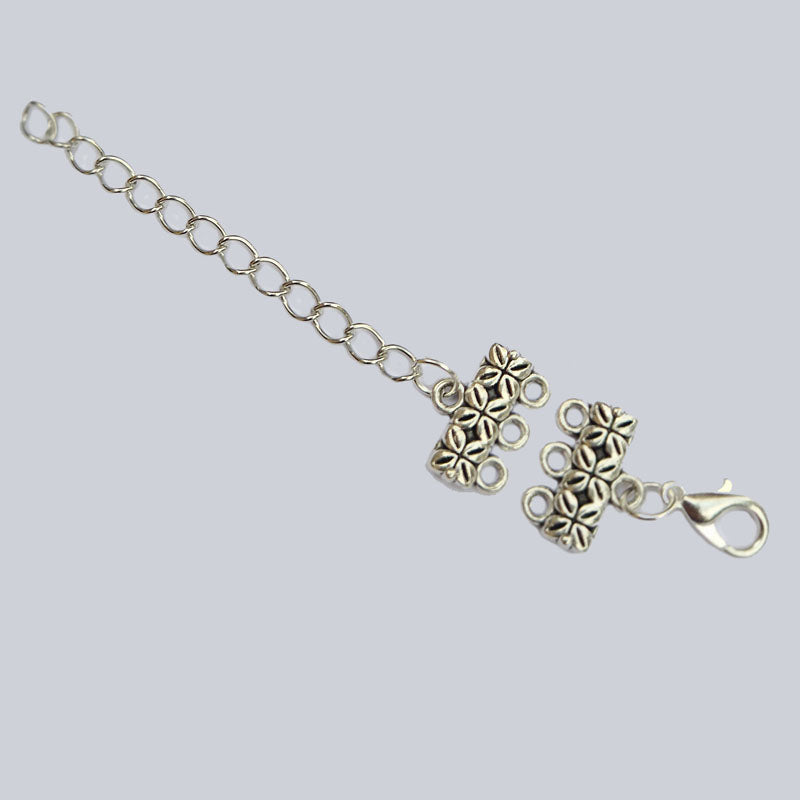 10 PIECES PACK' T-BAR 3 LOOP LIN WITH 2 INCHES EXTENSION CHAIN