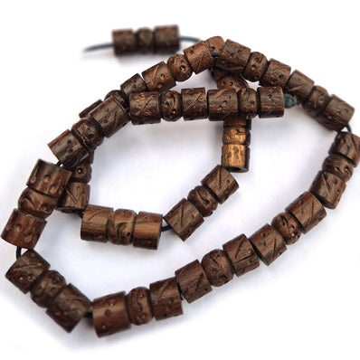 10 PIECES PACK' 23x10 MM EBONY BEADS
