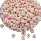 100 GRAMS PACK' 6/0 size (4mm approx.) glass seed beads Light Pink Color