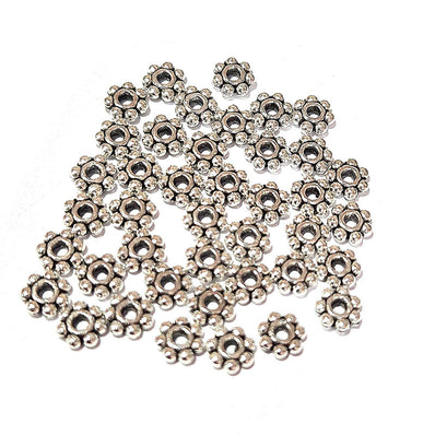200PCS Pkg, 6MM SIZE JEWELRY MAKING OXIDIZED METAL BEADS
