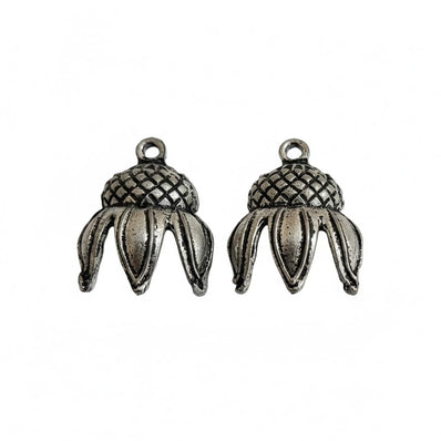 3 Pairs (6pcs) Jhumka style charms in size about 22X30MM