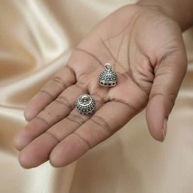 4 pairs (8pcs) small size Jhumka making frame in size about 11X13MM