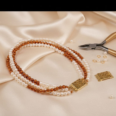 2pcs pkg. 4 Loops, Square Shaped Jewerly making Clasp in 22k plated Anti Tarish,Brass Material 12X23MM