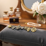 5 pcs Random mix antiqued mixed antique nose pin clip on