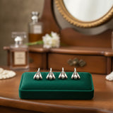 5 pcs silver antique nose pin clip on