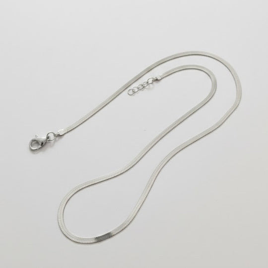 thumbnail image 2 of Bestgoldshop 1.2mm Sterling Silver Snake Chain Necklace – Anti-Tarnish, Lobster Clasp, Italy 2 of 5
