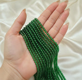 4mm Green Glass Beads – 1000+ Pieces Bulk Pack | Round Loose Beads for Jewelry Making