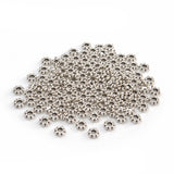 500pcs 4mm Daisy Spacer Beads Antique Silver – Metal Flower Spacer Beads for Jewelry Making