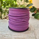 5 Meters 3mm Double Sided Faux Suede Braided Cord Korean Velvet Leather Rope for Handmade Jewelry Making, Bracelet Necklace DIY Craft Supplies