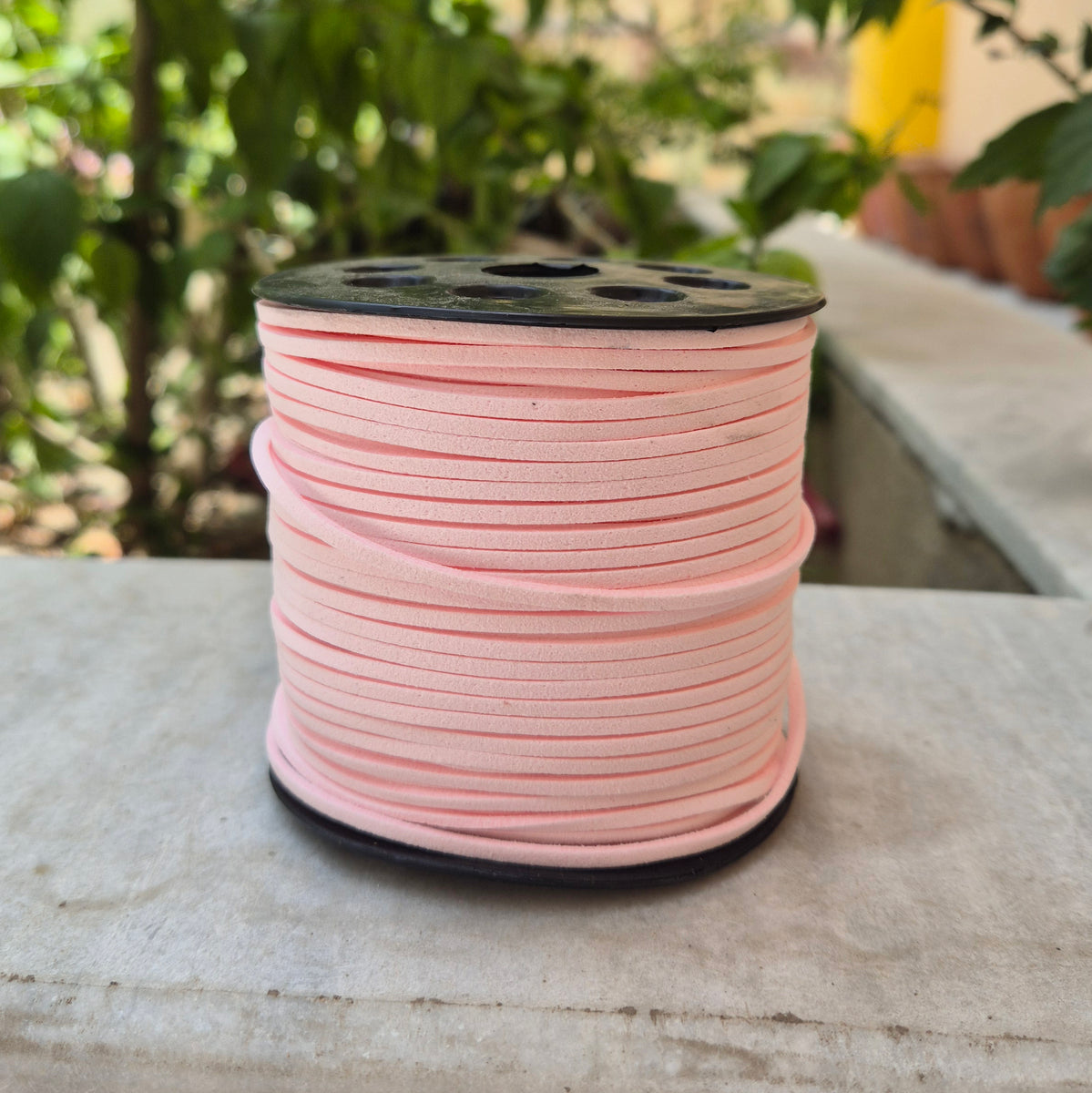 5 Meters 3mm Double Sided Faux Suede Braided Cord Korean Velvet Leather Rope for Handmade Jewelry Making, Bracelet Necklace DIY Craft Supplies