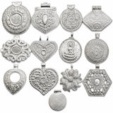 Large Aluminum Metal Pendant Mix – 5 Pieces Random Assorted Designs