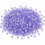 Monalisa Cats Eye Tube Glass Seed Beads 8/0 Mix Pack – 7 Opaque Colors, 20 Grams Each (140 Grams Total) – Jewelry Making, Embroidery & Bead Weaving