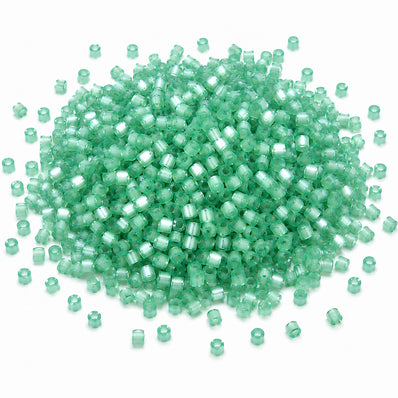 Monalisa Cats Eye Tube Glass Seed Beads 8/0 Mix Pack – 7 Opaque Colors, 20 Grams Each (140 Grams Total) – Jewelry Making, Embroidery & Bead Weaving