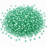 Monalisa Cats Eye Tube Glass Seed Beads 8/0 Mix Pack – 7 Opaque Colors, 20 Grams Each (140 Grams Total) – Jewelry Making, Embroidery & Bead Weaving
