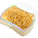 100 Grams Value Pack 11/0 Glass Tube Seed Beads – Yellow Topaz AB | Cut Seed | Unbeatable Price