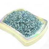 100 Grams Value Pack 11/0 Glass Tube Seed Beads – Sky Blue | Cut Seed | Unbeatable Price