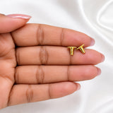 10 Pcs Brass Gold Plated Earring Push Back Findings | Flat Disc Earring Stud Backs | Earring Stopper Replacement for DIY Jewelry Making