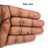 50 Pcs 5mm Gold Heart Beads | Gold Plated Alloy Spacer Beads for Jewelry Making  Product Description (HTML)