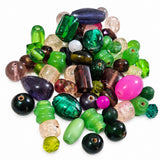 200 Grams Vintage Handmade Glass Beads Mix – Assorted Shapes & Uneven Sizes