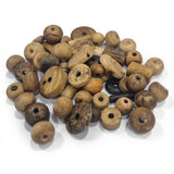 200pcs Pack Antique Bone Bead Mix – Natural Vintage Tribal Beads for Jewelry Making
