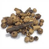 200pcs Pack Antique Bone Bead Mix – Natural Vintage Tribal Beads for Jewelry Making