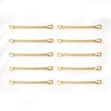 50pcs Pkg. Eye Pin Connector 40mm – Gold Tone Jewelry Making Finding
