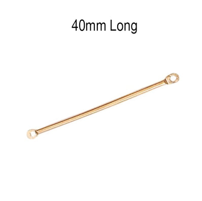 50pcs Pkg. Eye Pin Connector 40mm – Gold Tone Jewelry Making Finding