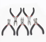 5 PIECES SET PLIERS' FOR DIY HANDCRAFT AND MODEL MAKING