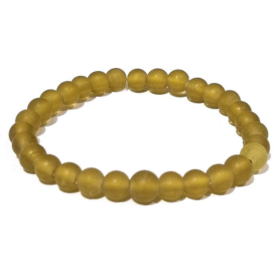 Set and individual Matt finish  Lampwork Handmade Beaded bracelets