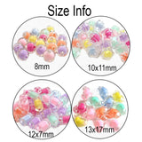 4 Designs Acrylic Combo Beads Set, Beads on Beads colorful multi mix