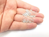 3000 PCS PACK, SMALL SIZE 3MM SILVER  PLATED JUMP RING FOR JEWELRY MAKING