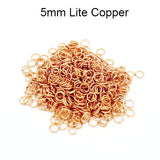 1000 Pcs Pkg. 5mm Copper jump ring stainless steel materials