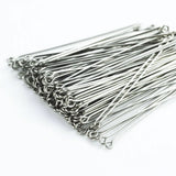 50 Grams Pack,  in a Pack 60mm Size Stainless stee eye pin (Loop pin) in 23 Gauge wire for