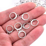 10 PAIRS PACK' SUPER QUALITY' LONG LASTING SILVER POLISHED' LEVER BACK ROUND FRENCH HOOK