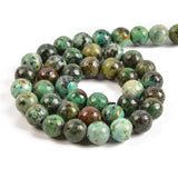 8mm Round Gemstone Beads, African Turquoise Per Line Approx 45 Beads