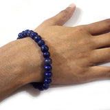 Lapiz Blue Color Lampwork Handmade Beaded bracelets