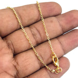 Very Thin, Anti-Tarnish, High Quality, Durable Gold Plated, Gold Plated No-Tarnish No-Fading, Jewelry chain Gold Plated