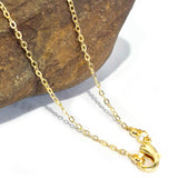 Very Thin, Anti-Tarnish, High Quality, Durable Gold Plated, Gold Plated No-Tarnish No-Fading, Jewelry chain Gold Plated