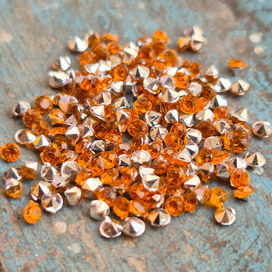 1440 Pcs Pkg. Point Back CHATONS, Resin stone RHINESTONE