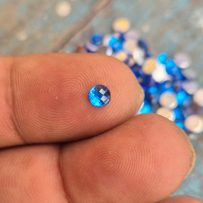 500 Pcs pack Round Acrylic stone for adornment