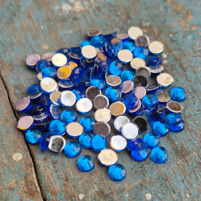 500 Pcs pack Round Acrylic stone for adornment