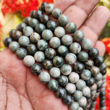 8MM, GALAXY JASPER ' SEMI PRECIOUS BEADS JEWELRY MAKING, NATURAL AND AUTHENTIC GEMSTONE BEADS' 46-47 BEADS