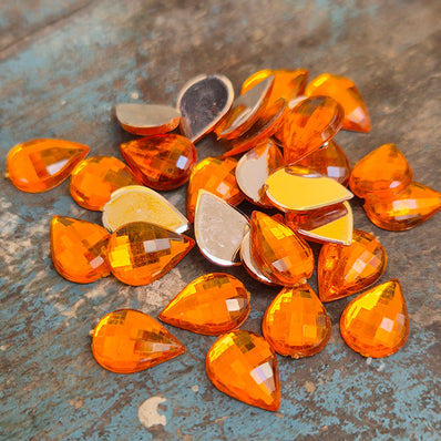 200 PIECES PACK' DROP ACRYLIC CRYSTAL RHINESTONES