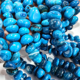BLUE TIGER EYE 'TUMBLE BEADS SIZE 10-16 MM APRROX' 40-42 BEADS' SOLD BY PER LINE PACK