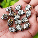 30/PCS PKG./LOT' 16x10 MM APPROX SIZE' CCB ACRYLIC MATELLIC BEADS FOR JEWELRY AND CRAFTS MAKING
