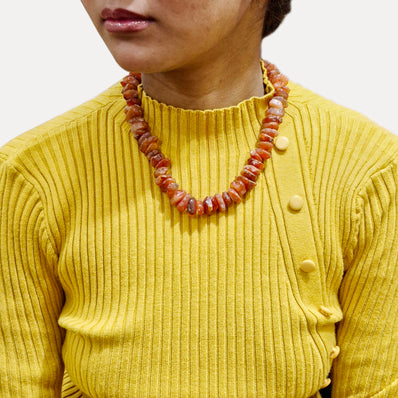 MIIB EXCLUSIVE ! Ethically Sourced Gemstone Necklace Sold By Per Piece Pack