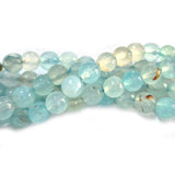 8mm Round Faceted Onyx Beads with a glossy finish, perfect for bracelets, necklaces, and premium jewelry making. Durable, elegant, and ideal for designers and DIY creators. Sold Per Line, approx 45~46 beads